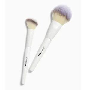 TYS BEAUTYBrush Set (00 Powder Brush/01 Blush Brush) Sealed In Bag Brand New